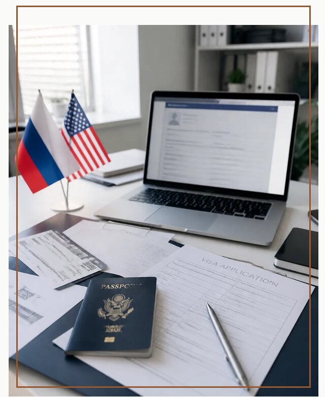 Оформление визы в США для туристов и бизнеса в Колпине