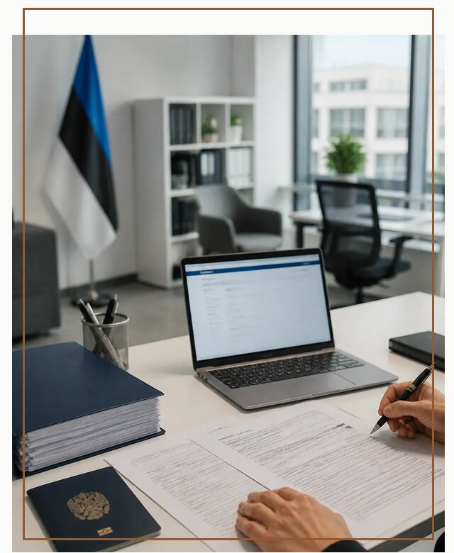 Оформление ВНЖ в Эстонии для переезда и легального проживания в Колпине